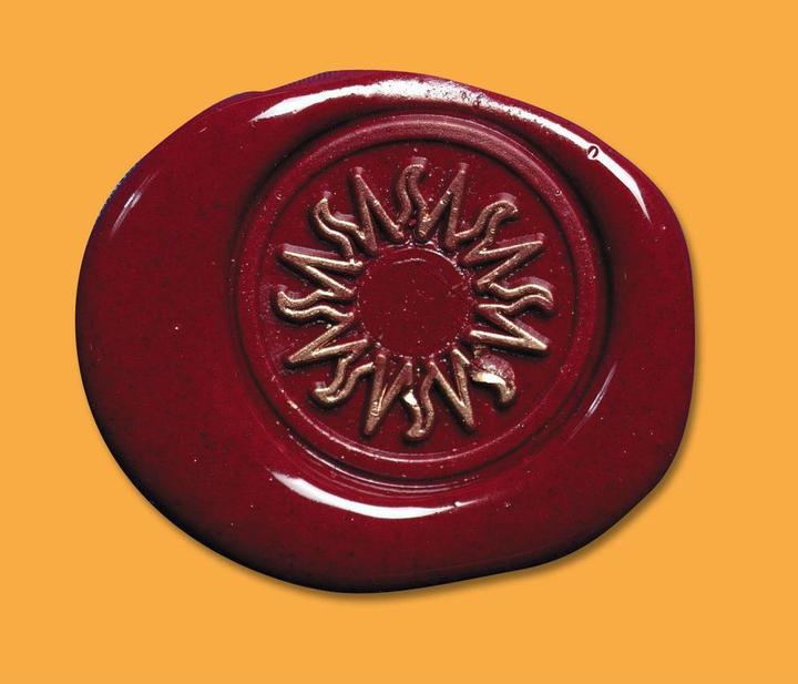 Image du produit Herbin Sceau à vis avec manche en bois vernis ( Symbole) - rose - Soleil