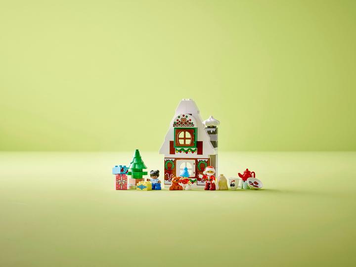 Produktbild LEGO Lebkuchenhaus mit Weihnachtsmann (10976)