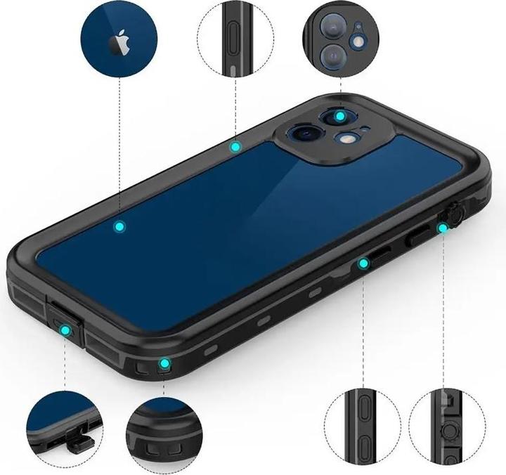 Produktbild Redpepper iPhone 12 Mini - Waterproof Case schwarz (Apple iPhone 12 mini)