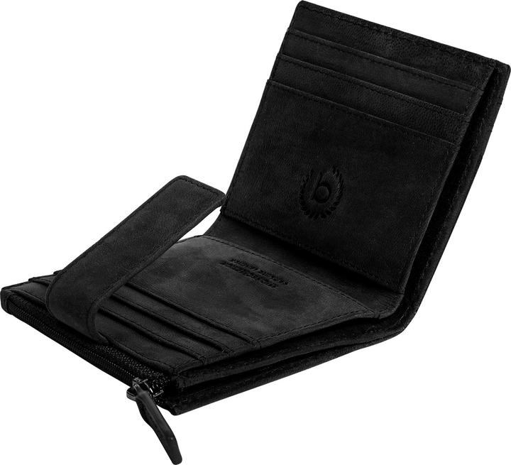 Actual product image Bugatti Luca leather wallet 10 cm