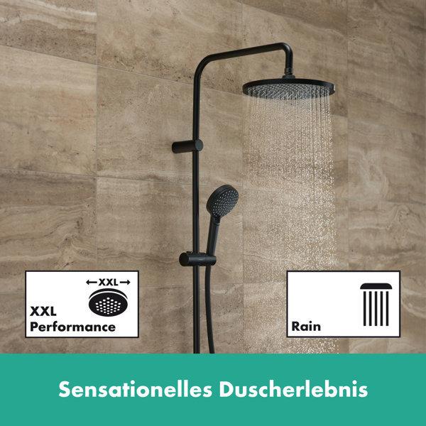 Immagine prodotto hansgrohe HG Showerpipe Vernis Blend 240, 1 getto con termostato nero opaco