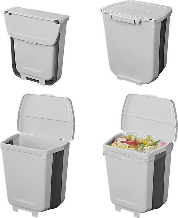 Actual product image ProPlus Waste bin 8L foldable for caravan/motorhome (8 l)