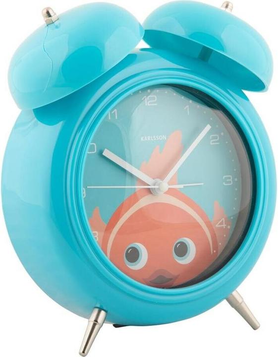 Actual product image Karlsson Wecker Goldfisch Light blue, Anzeige: Analog, Detailfarbe