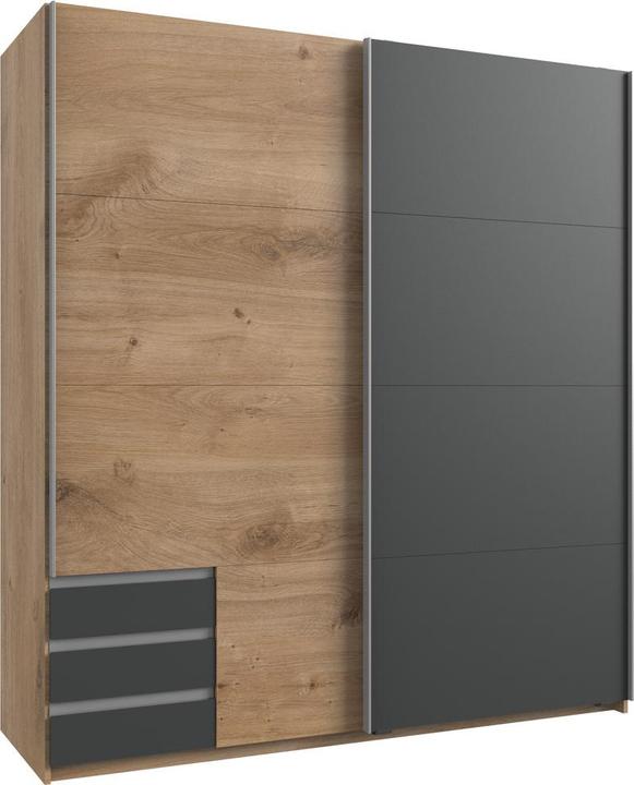 Plankeneiche Holznachbildung mit Absetzungen in Graphit