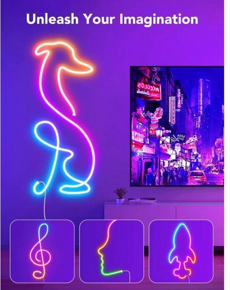 Actual product image Govee Mounting Brackets for Neon Rope Lights (20 pcs)