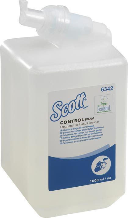 Kimberly-Clark Clark SCOTT® 6x 1 L Schuimzeep voorheen Kleenex Luxurious Foam - Handreiniger voor de handen (Vloeibare zeep, 1000 ml)