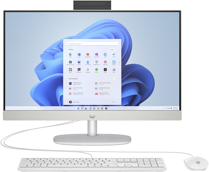 Produktbild HP 24-cr0600ng (9R7T7EA), muschelweiss (AMD Ryzen 5 7520U, 16 GB, 512 GB)