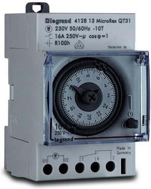 Legrand LEG 412795 MicroRex QW31 230V 50-60Hz Wochenschaltuhr,qua.