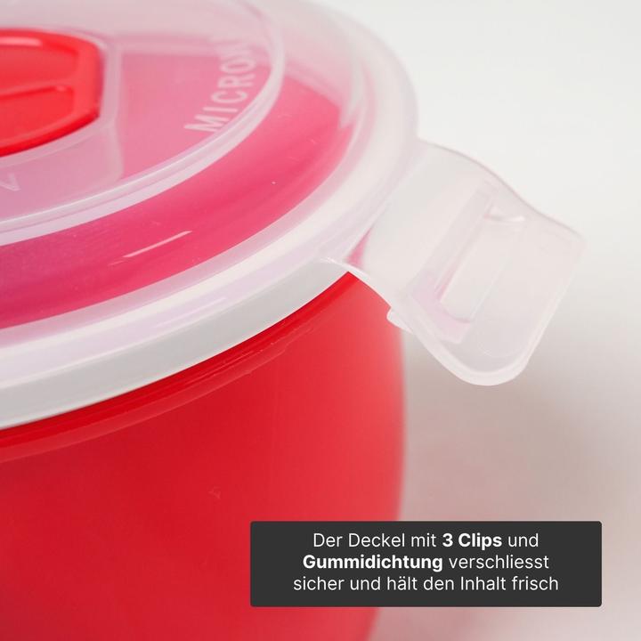 Produktbild Hobby Mikrowellen-Tasse mit Henkel Mikrowellen-Becher Lunchbecher Suppen-Mug (620 ml, 1 x)