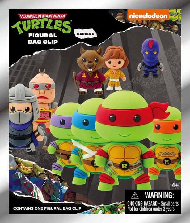 Produktbild Monogram Int. Teenage Mutant Ninja Turtles 3D PVC-Taschenanhänger Series 1 Display (24)
