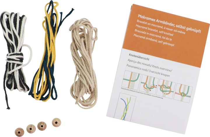 Image du produit Glorex Set de bracelets en macramé