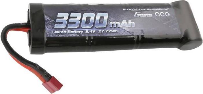 Produktbild Gens Ace Gens NiMH-Akku 8.4V 3300mAh 7 Zellen Flat (8.40 V, 3300 mAh)