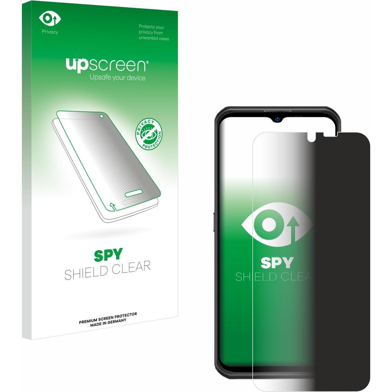 upscreen Spy Shield Blickschutzfolie (1 Stück, Ulefone Armor 17 Pro), Smartphone Schutzfolie, Blau