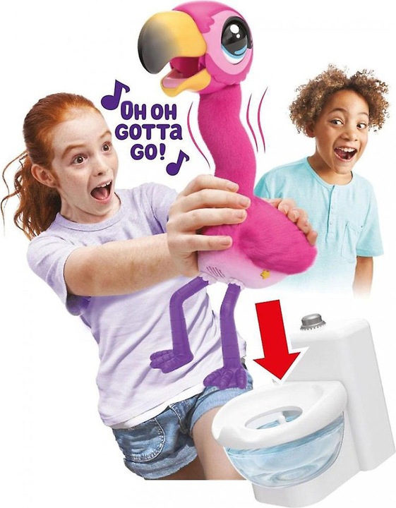 Productafbeelding Gear2play GottaGo Interactieve Zachte Speelgoed Flamingo (33 cm)