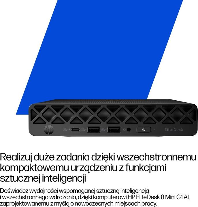 Produktbild HP EliteDesk 8 Mini G1i Desktop AI PC (512 GB, 16 GB)