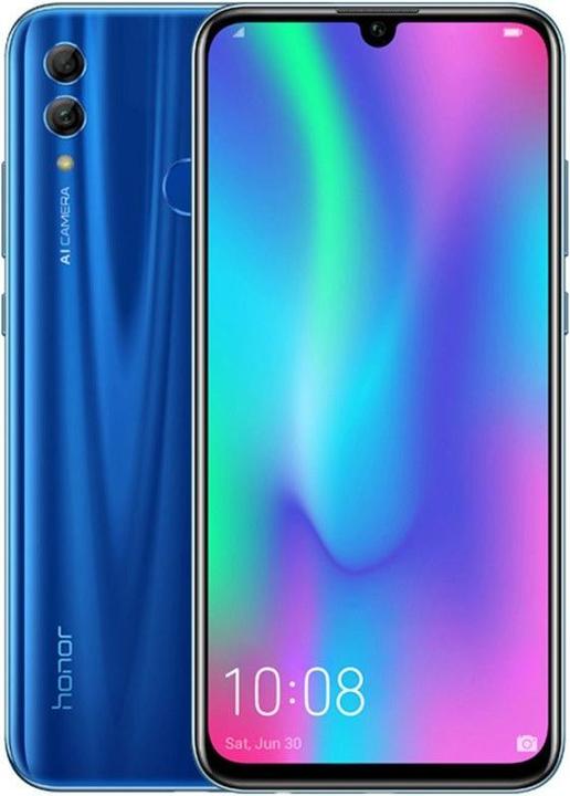 Honor 10 lite (64 GB, Sapphire Blue, 6.21", Hybrid Dual SIM, 4G)