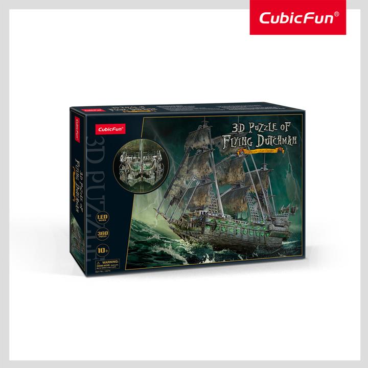 Actual product image Cubicfun CUBIC FUN 3D jigsaw with LED "Flying Dutchman" (360 pieces)