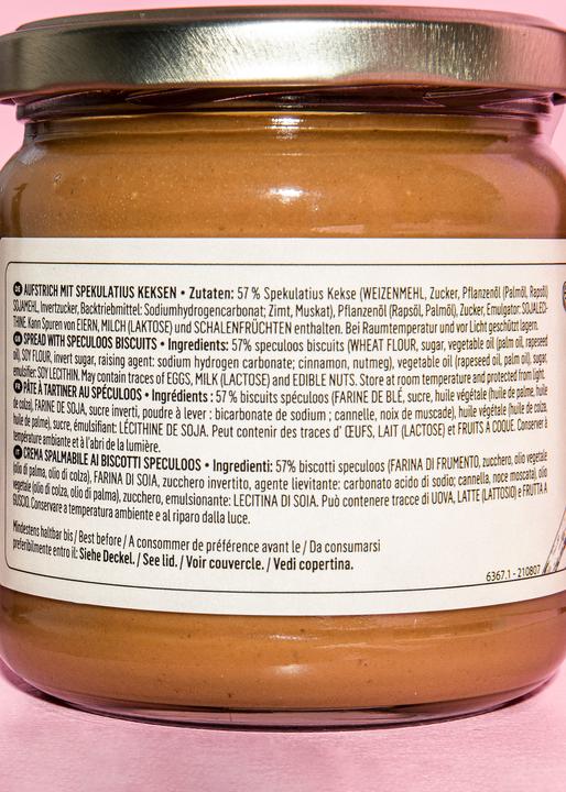 Nutritional values and ingredients KoRo Spread with speculoos biscuits (400 g)