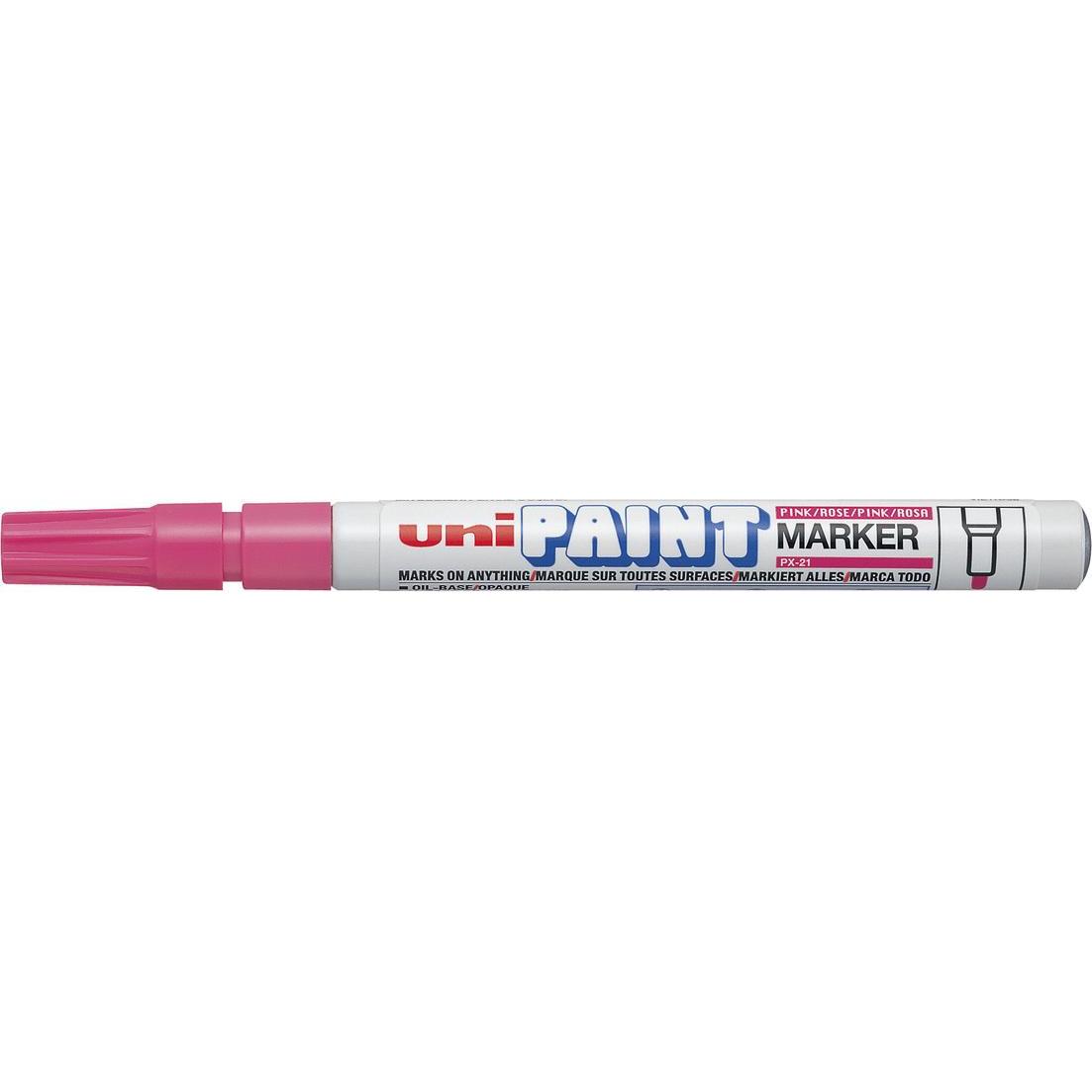 Uni-ball, Marker, PAINT Marker PX-21 Rundspitze 0.8-1.2 mm rosa (Rosa, 1.20 mm)