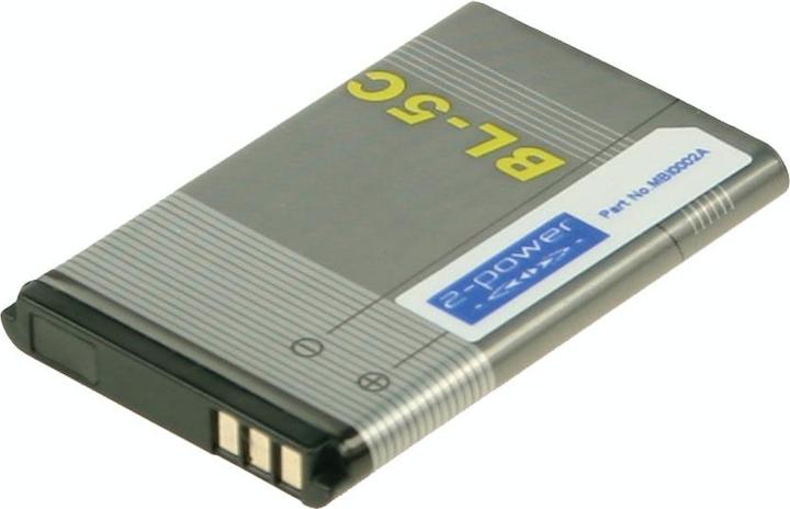 Image du produit 2-Power Batterie de téléphone mobile 3.7V 1100mAh