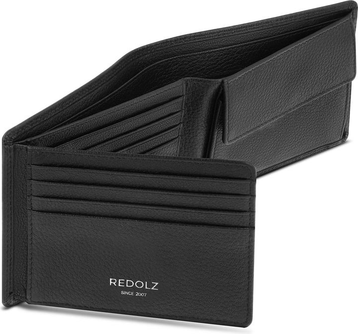 Actual product image Redolz Leather Essentials wallet RFID protection leather 12 cm