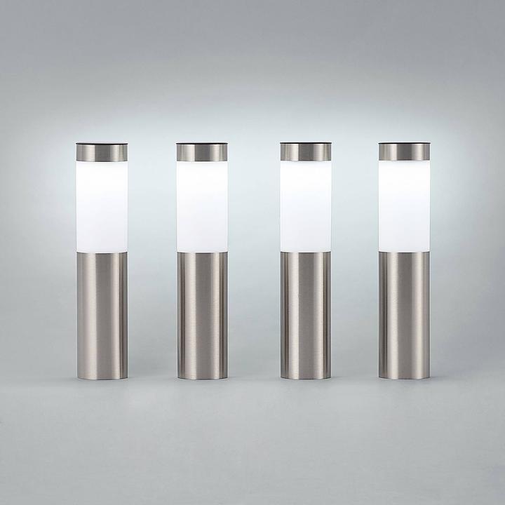Produktbild Lindby Sirita Solarzelle Leuchte 4 pcs. H31 Silver (10 lm, IP44)