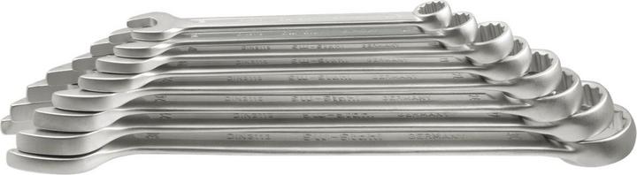 Produktbild SW-Stahl 01-121-WB Gabelringschlüsselsatz 8-19 mm, 8-teilig I Ringschraubenschlüssel I Doppel-Schrau (10 mm, 12 mm, 13 mm, 14 mm, 17 mm, 19 mm, 8 mm, 9 mm)