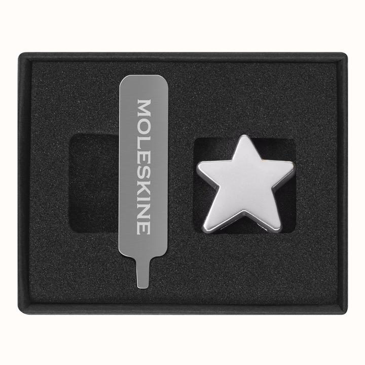 Moleskine Pin Star Silver (No binding)