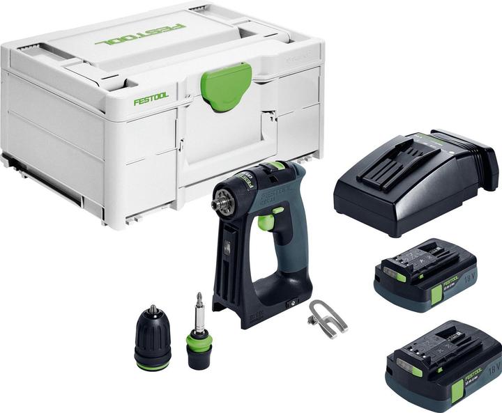 Festool Accuboormachine CXS 18 C 3.0-Plus (Oplaadbare batterij)