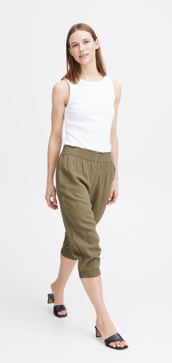 Actual product image B.young BYFALAKKA CAPRI PANTS 20813372 (42)