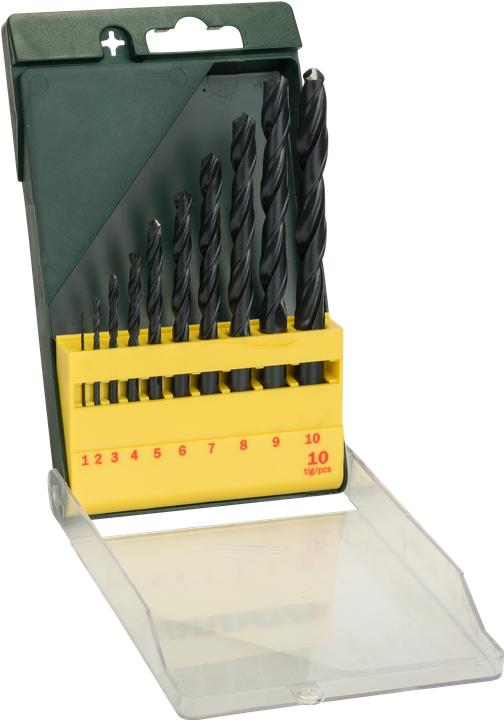 Bosch Zubehör Metallbohrer-Set HSS-R, 10-teilig, 1 - 10 mm
