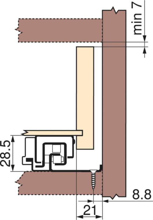 Image du produit Blum 760H4000SU ZN sorti tot.BLMT S,40kg,ln40