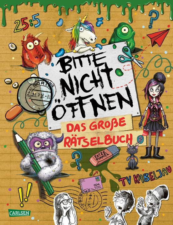 Immagine prodotto Bitte nicht öffnen: Das grosse Rätselbuch (Tedesco, Abitacolo Charlotte, Linda Hartwig, 2021)