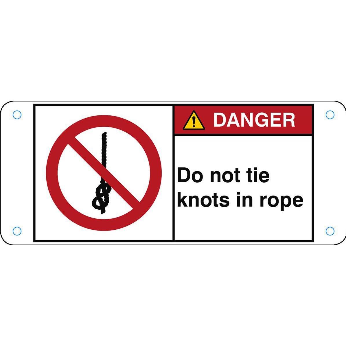 Brady, Sicherheitskennzeichnung, ISO Safety Sign - Do not tie