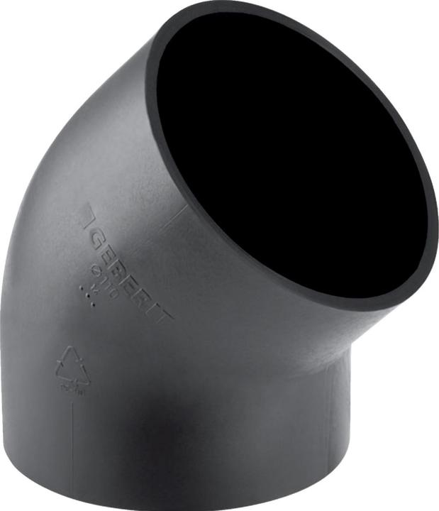 Actual product image Geberit PEH bend 45 degrees Ø 56 mm