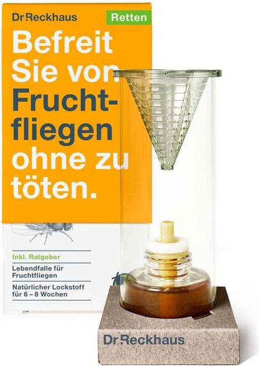 Produktbild Dr. Reckhaus Fruchtfliegen-Retter 1 Rettungsgefäss + 1 Lockstoff