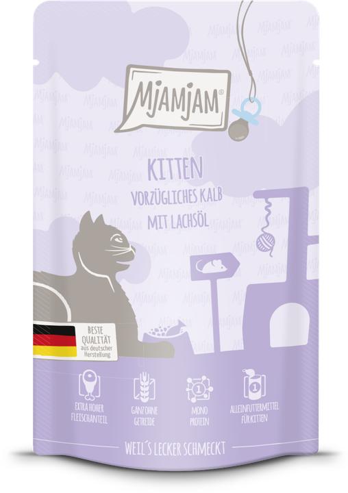 Produktbild Mjamjam Katzen-Nassfutter (Welpe + Kitten, 145 g)