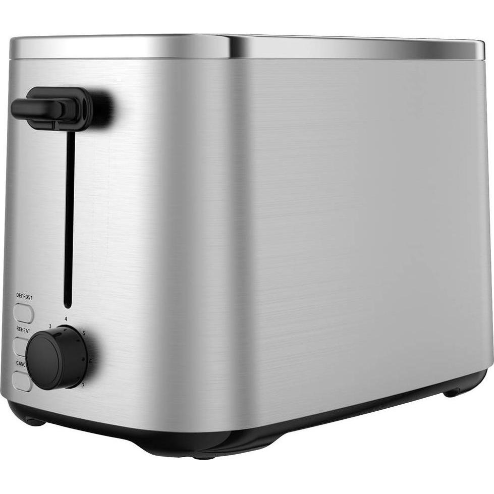 Thumbnail - MasterPRO Toaster mit eingebautem Brötchenaufsatz Schwarz/Edelstahl, Toaster, Schwarz