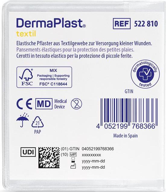 Produktbild DermaPlast Text Centro Strip ass haut 16 (16x)