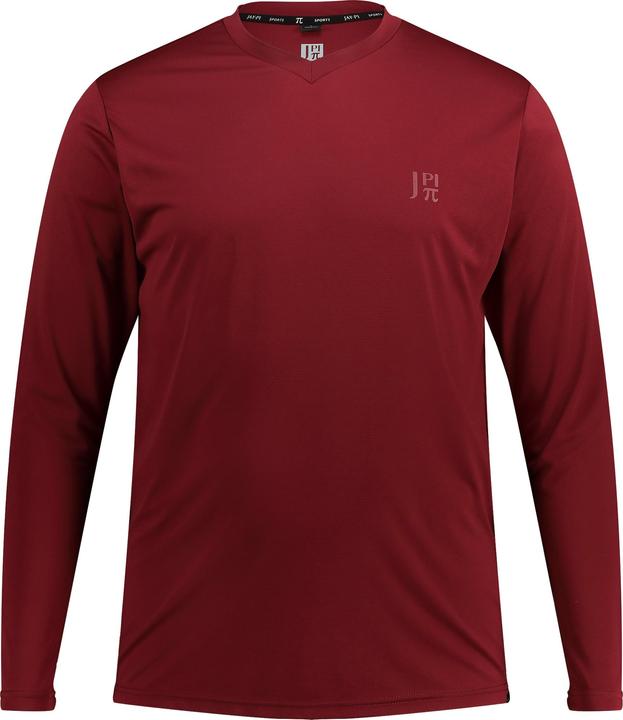 Actual product image Jay-Pi grosse Grössen Trekking-Shirt FLEXNAMIC®, Outdoor, Langarm dunkel kirschrot 4XL 817727349-4XL (4XL)