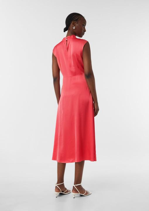 Immagine prodotto Comma Kleid Ausgestelltes Satinkleid in Midilänge mit Bindedetail (36)