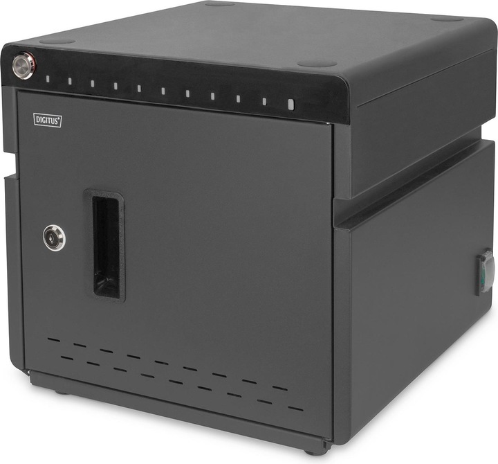 Actual product image Digitus Mobile Desktop Charging Cabinet for Notebooks/Tablets up to 14 inch, UV-C, USB-C