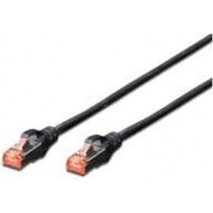 Thumbnail - Digitus CAT6 S-FTP Patchk.,0,5m, SW (S/FTP, CAT6, 0.50 m), Netzwerkkabel