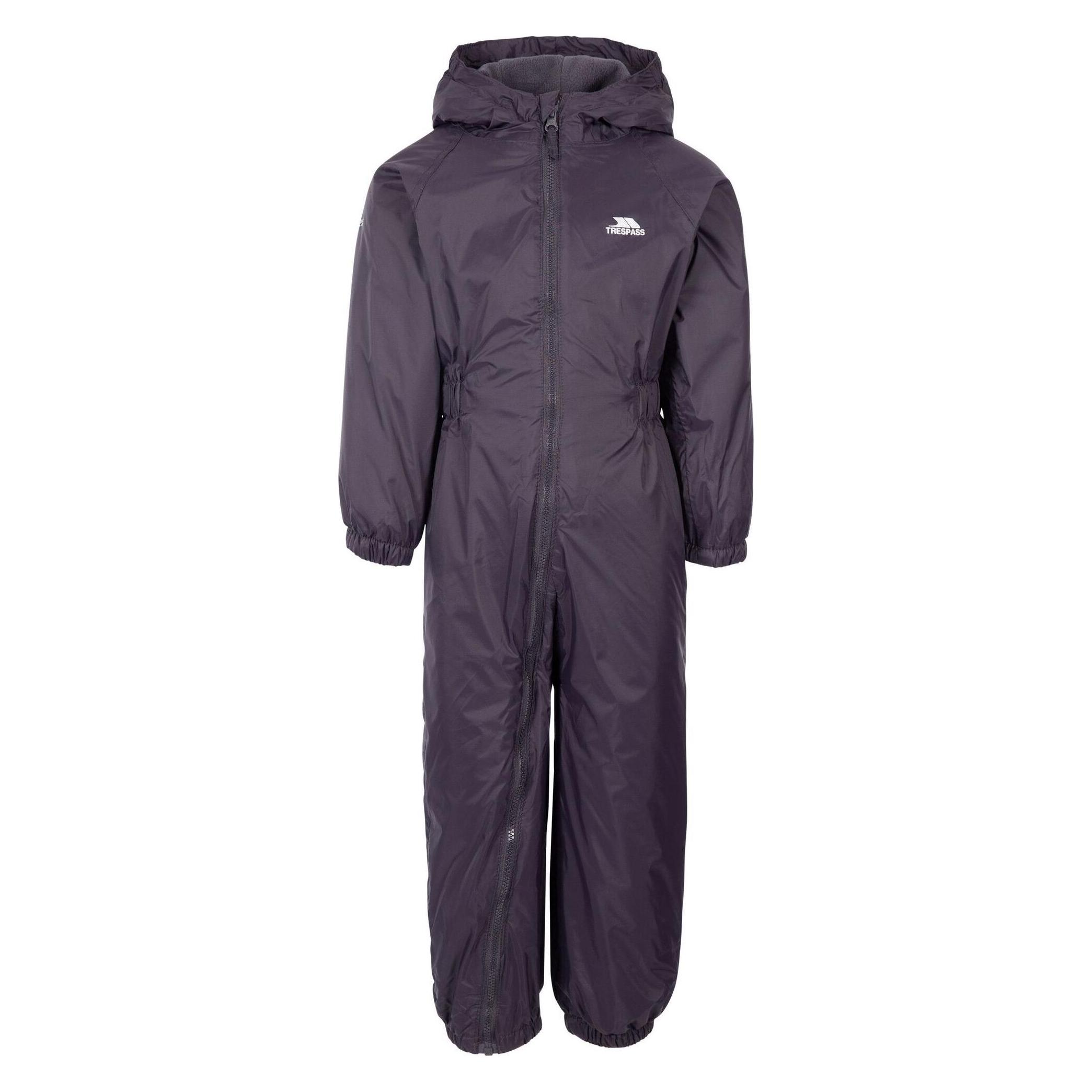 Trespass, Jungen, Skijacke, Dripdrop RegenOverall (98), Grau, 98