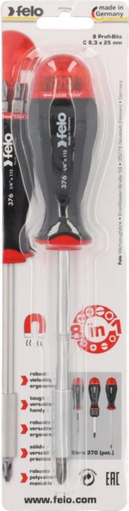 Actual product image Felo Bit screwdriver with 8 bits (Set)