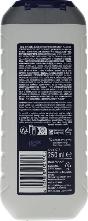 Actual product image NIVEA MEN for Men Pflegedusche Sensitive (250 ml)