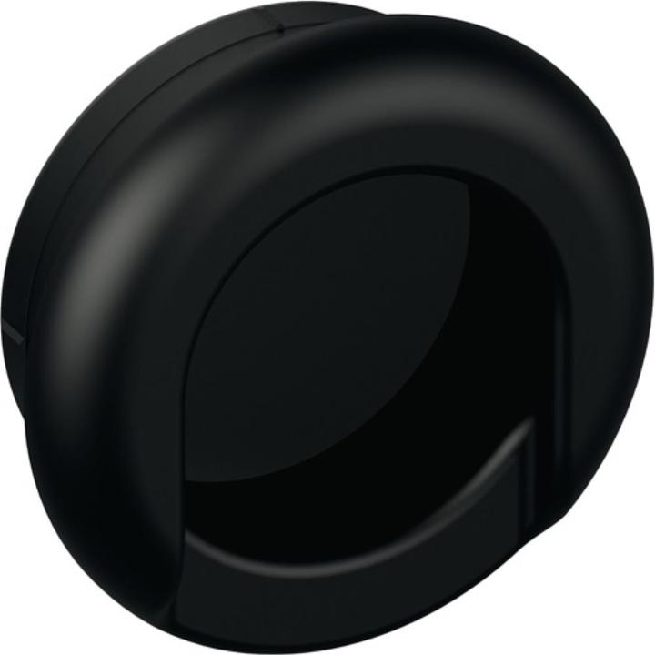 Produktbild Hewi Einlassmuschel 535MLB Polyamid matt 90 tiefschwarz Länge 42 mm Breite 42 mm