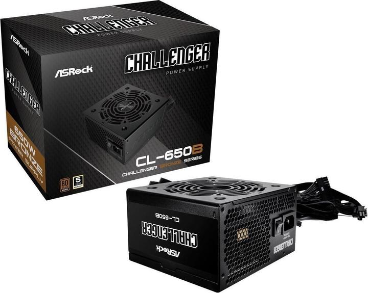 AsRock Zasilacz CHALLENGER 650W 80 Plus Bronze (650 W)