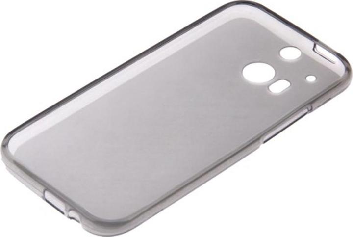Produktbild König Design Handyhülle Transluzente TPU Tasche für HTC One 2 M8 Grau (HTC One M8)