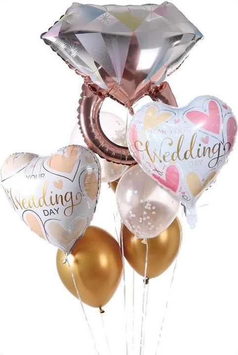 Actual product image Ginger Ray Wedding balloons set 9 pcs (9x)
